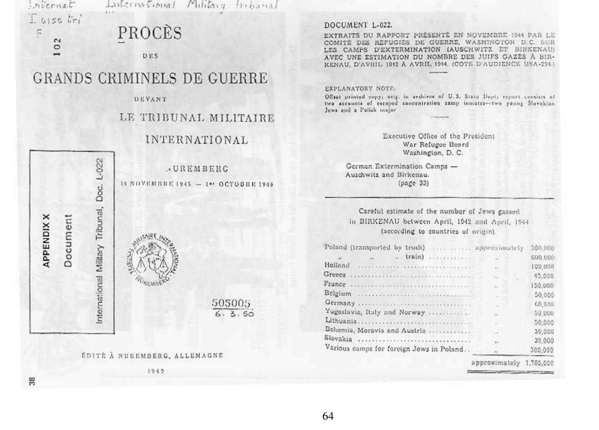 Continuous report run, PDF p. 64